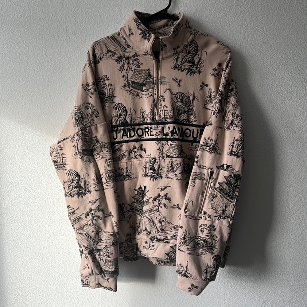 Half zip hoodie